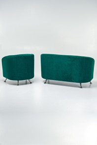 Комплект мебели Брамс  цвет изумрудный диван 2Д + кресло во Владивостоке - предосмотр 3