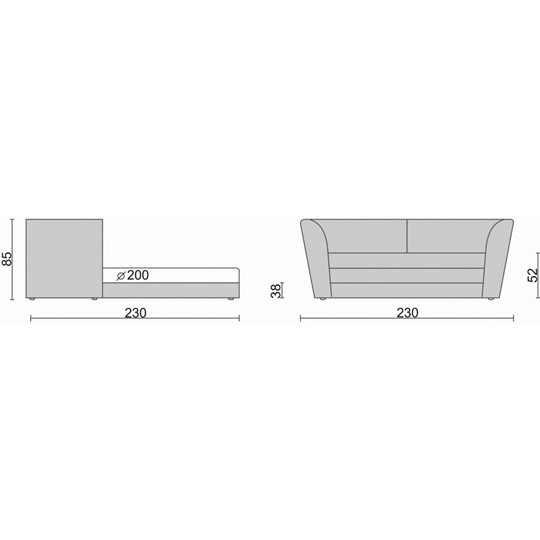 Круглый диван-кровать Смайл в Артеме - изображение 6