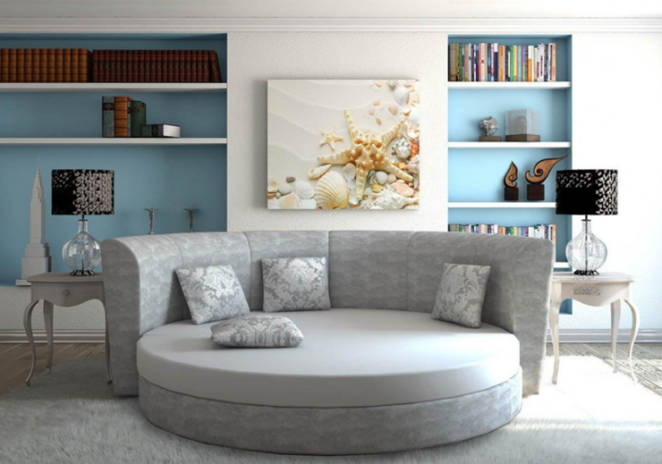 Круглый диван-кровать Смайл в Артеме - изображение 5