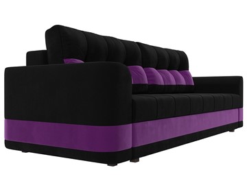 Прямой диван Честер, Черный/фиолетовый (вельвет) во Владивостоке - предосмотр 2