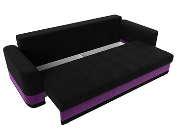 Прямой диван Честер, Черный/фиолетовый (вельвет) во Владивостоке - предосмотр 5
