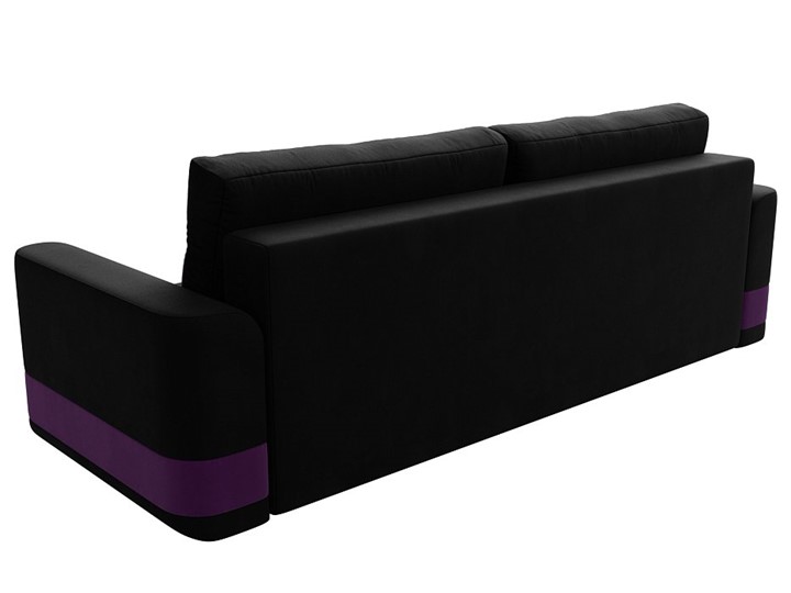 Прямой диван Честер, Черный/фиолетовый (вельвет) во Владивостоке - изображение 7