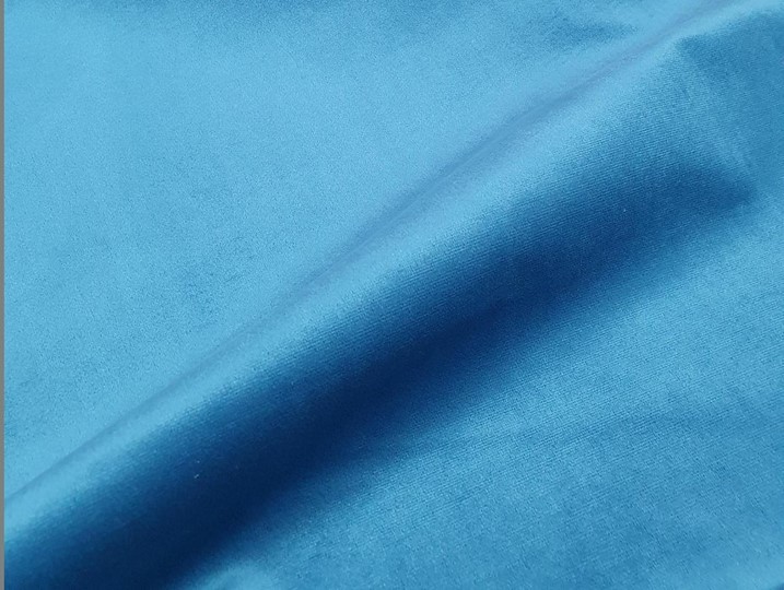 Прямой диван Честер, Черный/голубой (велюр) во Владивостоке - изображение 10