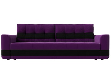 Прямой диван Честер, Фиолетовый/черный (вельвет) во Владивостоке - предосмотр 1
