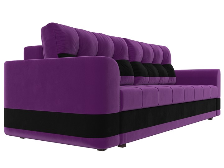 Прямой диван Честер, Фиолетовый/черный (вельвет) во Владивостоке - изображение 2
