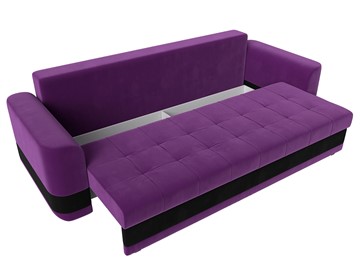 Прямой диван Честер, Фиолетовый/черный (вельвет) во Владивостоке - предосмотр 5