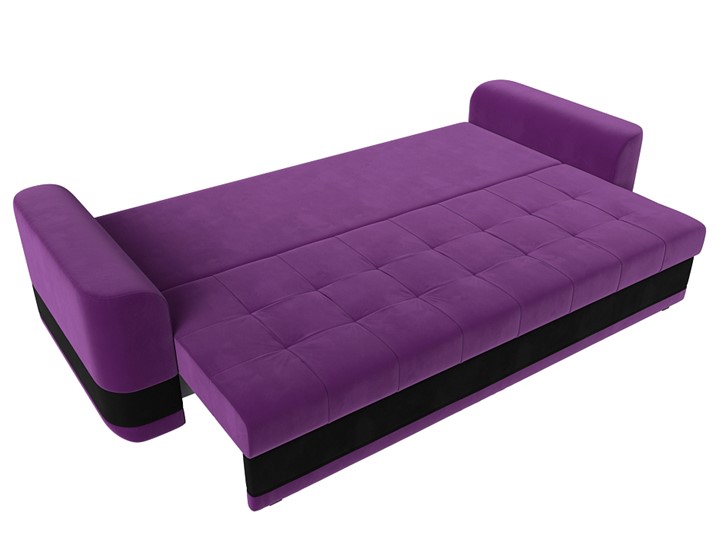Прямой диван Честер, Фиолетовый/черный (вельвет) во Владивостоке - изображение 6