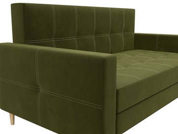 Прямой диван Лига-038, Зеленый (микровельвет) во Владивостоке - предосмотр 4