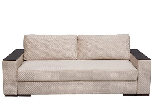 Прямой диван Мэдисон с накладками и полками в Артеме - изображение