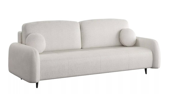 Прямой диван Монблан 3т, Рогожка Муза 01 во Владивостоке - изображение