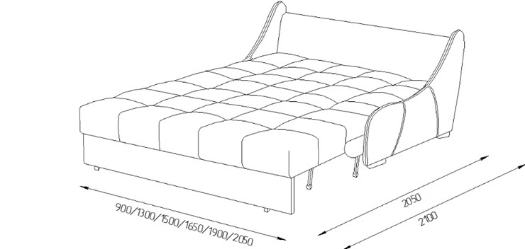 Прямой диван Токио 130 (НПБ) в Артеме - изображение 12