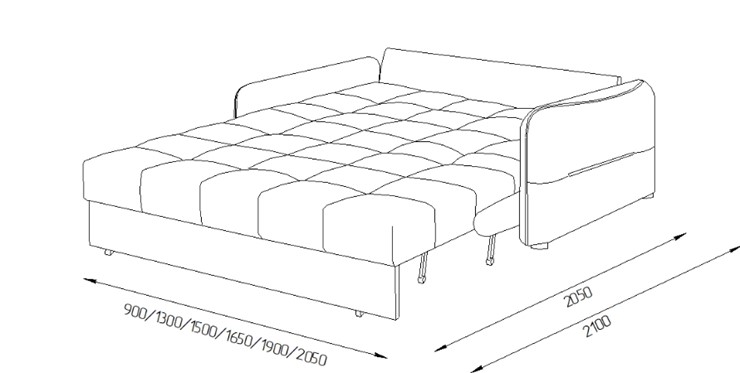 Прямой диван Токио 2 130 (ППУ) во Владивостоке - изображение 8