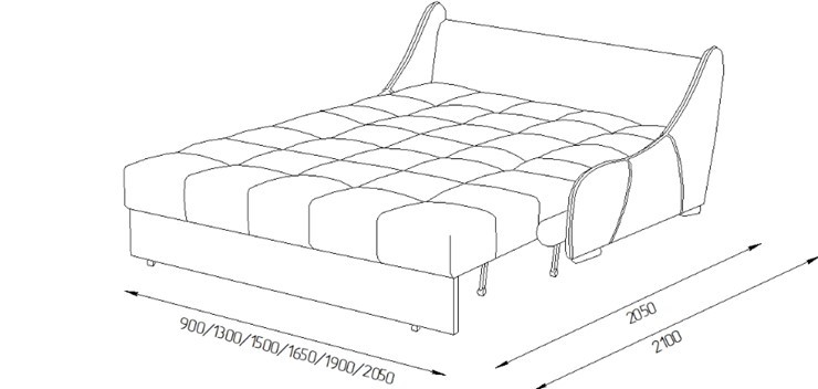 Прямой диван Токио 205 (НПБ) в Находке - изображение 3