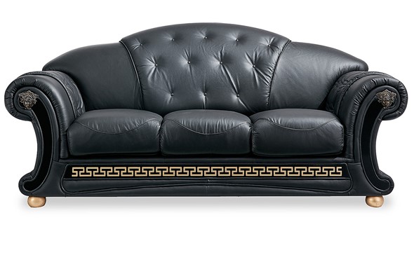 Раскладной диван Versace (3-х местный) black во Владивостоке - изображение
