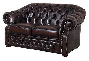 Прямой диван В-128 (2-х местный) brown в Артеме