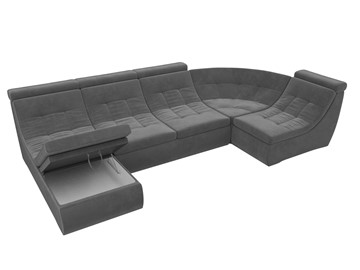Модульный раскладной диван Холидей люкс, Серый (велюр) во Владивостоке - предосмотр 6