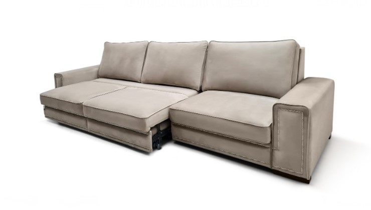 Модульный диван с пуфом Денвер 348*111 см (м6+м1+м3+м6+м13) в Артеме - изображение 2