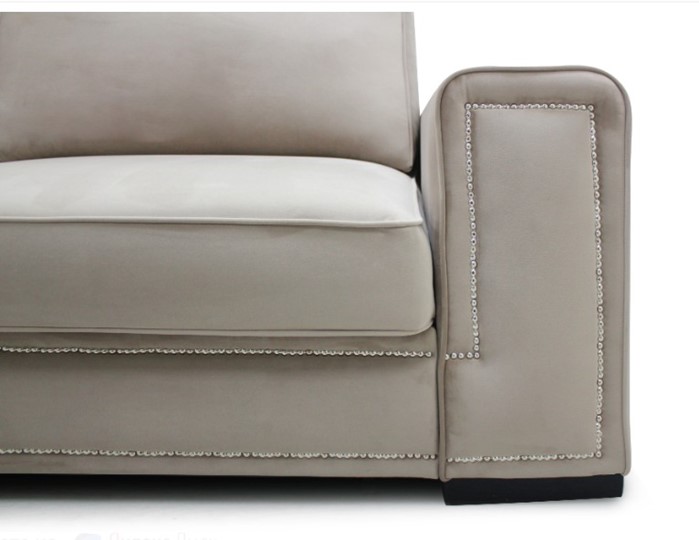 Модульный диван с пуфом Денвер 348*111 см (м6+м1+м3+м6+м13) в Артеме - изображение 4