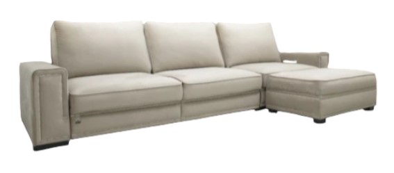 Модульный диван с пуфом Денвер 348*111 см (м6+м1+м3+м6+м13) в Артеме - изображение