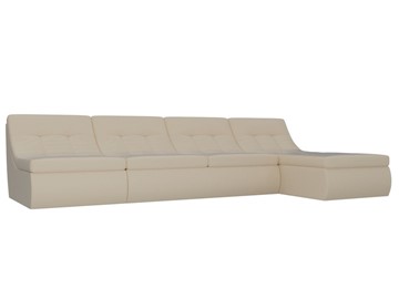 Модульный раскладной диван Холидей, Бежевый (экокожа) в Артеме - предосмотр