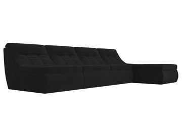 Большой модульный диван Холидей, Черный (велюр) в Артеме - предосмотр 4