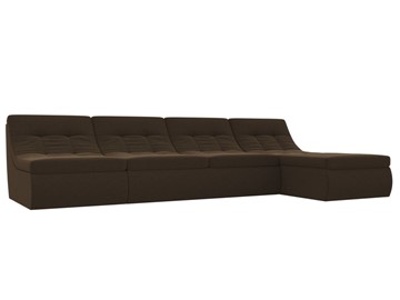Большой модульный диван Холидей, Коричневый (микровельвет) в Уссурийске