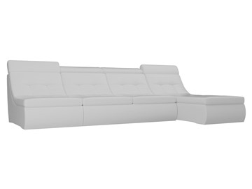 Модульный угловой диван Холидей люкс, Белый (экокожа) в Артеме