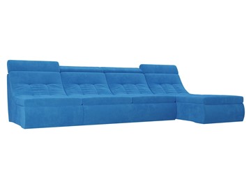 Модульный угловой диван Холидей люкс, Голубой (велюр) во Владивостоке - предосмотр