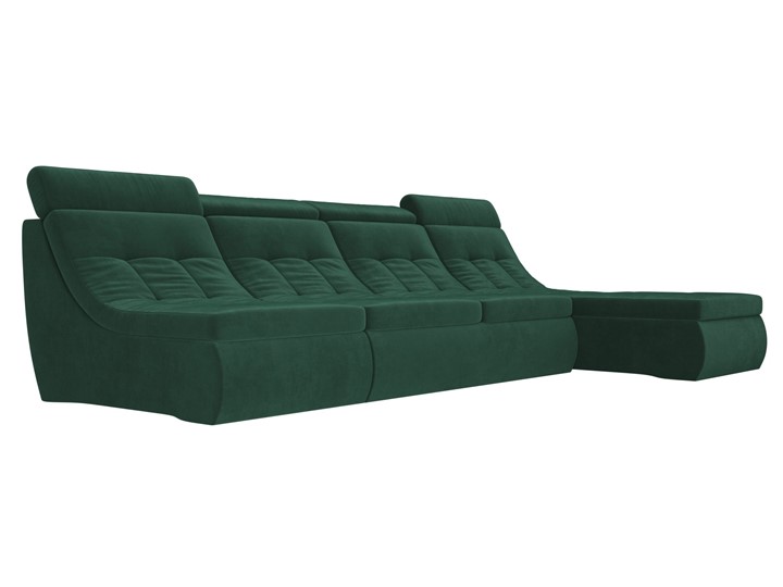 Модульный раскладной диван Холидей люкс, Зеленый (велюр) во Владивостоке - изображение 4