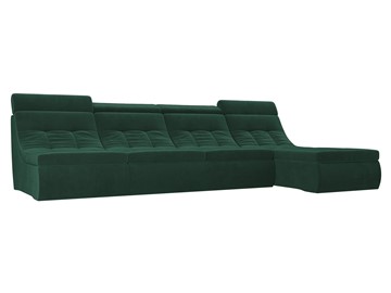 Модульный раскладной диван Холидей люкс, Зеленый (велюр) во Владивостоке