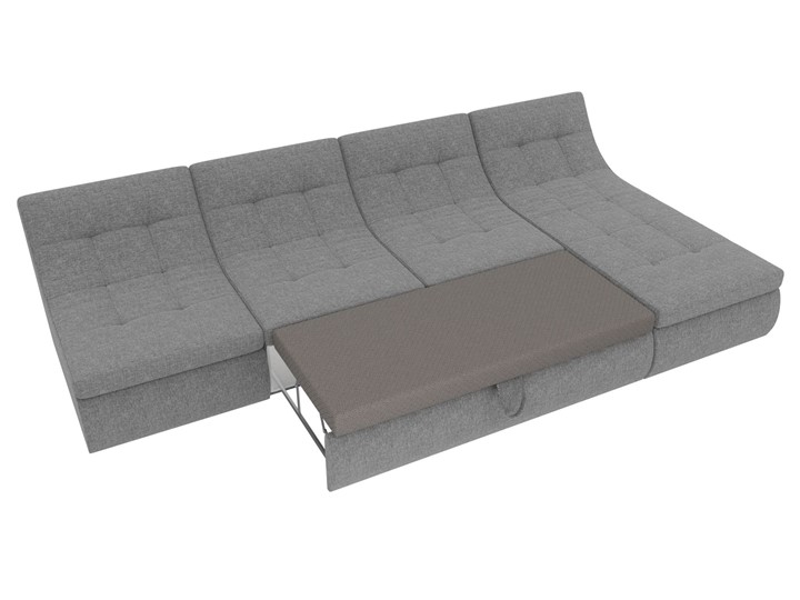 Большой модульный диван Холидей, Серый (рогожка) в Артеме - изображение 6