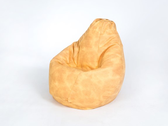Кресло-мешок Груша малое, жаккард, песок в Артеме - изображение