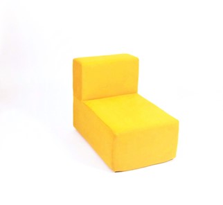 Кресло Тетрис 50х80х60, желтое в Артеме
