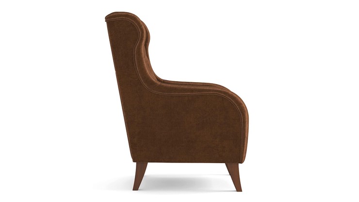 Кресло на ножках Амарант, велюр тенерифе шоколад в Артеме - изображение 2