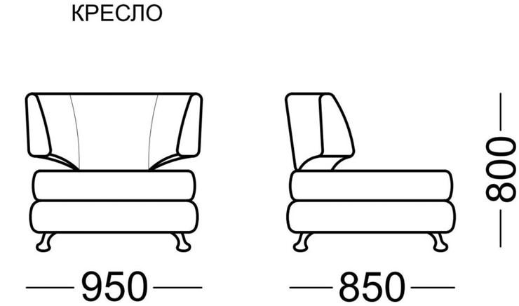 Кресло Бруно Элита 50 Б в Артеме - изображение 3