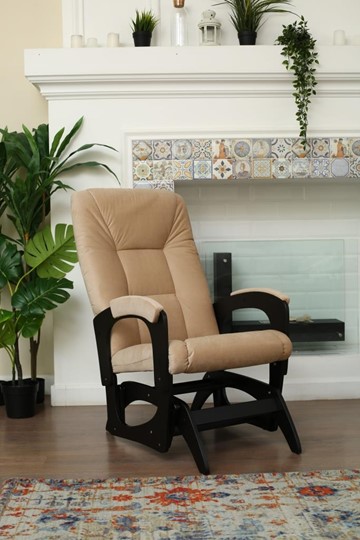Кресло-качалка Леон маятниковая, ткань AMIGo песок 29-Т-П в Артеме - изображение 3