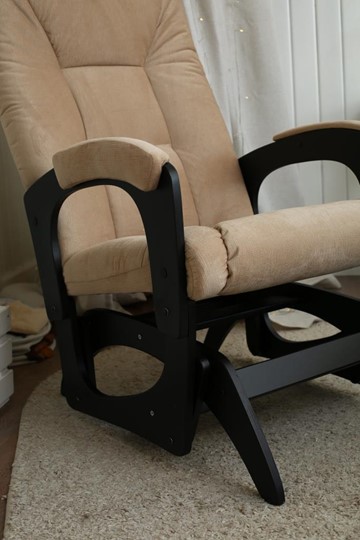 Кресло-качалка Леон маятниковая, ткань AMIGo песок 29-Т-П в Артеме - изображение 8