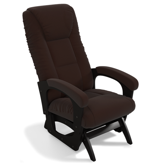 Кресло-качалка Леон маятниковая, ткань AMIGo шоколад 29-Т-Ш в Уссурийске - изображение 1