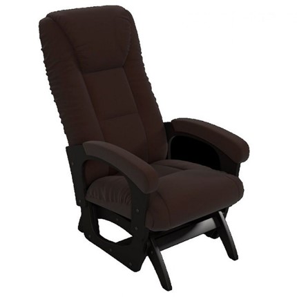 Кресло-качалка Леон маятниковая, ткань AMIGo шоколад 29-Т-Ш во Владивостоке - изображение