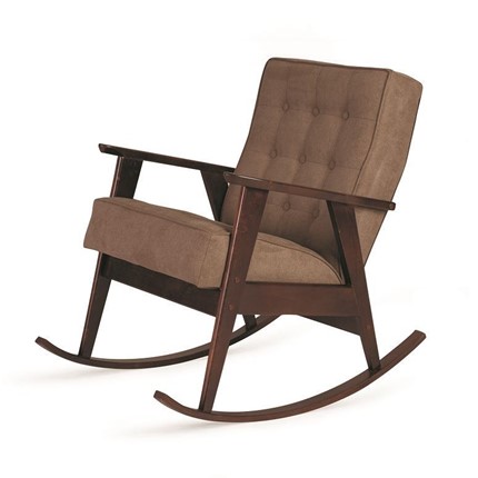 Кресло-качалка Ретро (темный тон / 05 - коричневый) во Владивостоке - изображение
