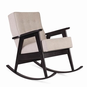 Кресло-качалка Ретро (венге / 02 - светло-серый) в Артеме