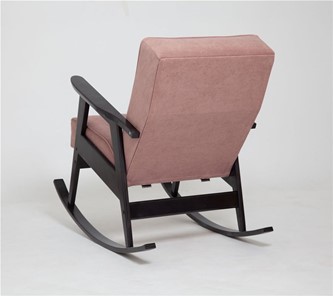 Кресло-качалка Ретро (венге / RS 12 - розовый) во Владивостоке - предосмотр 1