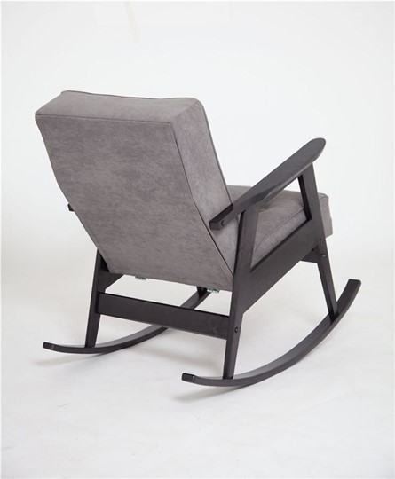 Кресло-качалка Ретро (венге / RS 15 - темно-серый) во Владивостоке - изображение 1