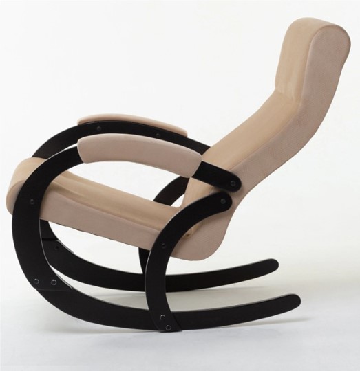 Кресло-качалка в гостиную Корсика, ткань Amigo Beige 34-Т-AB в Находке - изображение 1