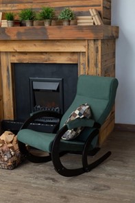 Кресло-качалка Корсика, ткань Amigo Green 34-Т-AG в Артеме - предосмотр 7