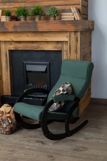 Кресло-качалка Корсика, ткань Amigo Green 34-Т-AG в Артеме - изображение 7