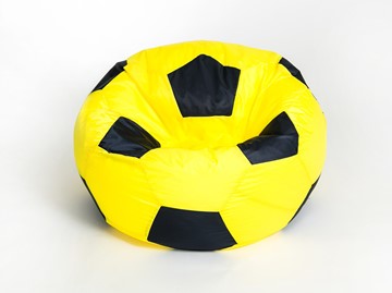 Кресло-мешок Мяч большой, желто-черный в Уссурийске