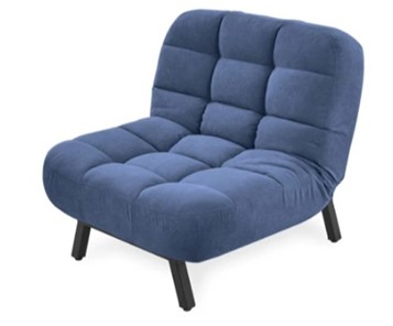 Мягкое кресло Абри опора металл (синий) в Находке - предосмотр 2