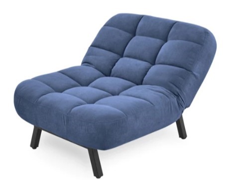 Мягкое кресло Абри опора металл (синий) в Артеме - изображение 4