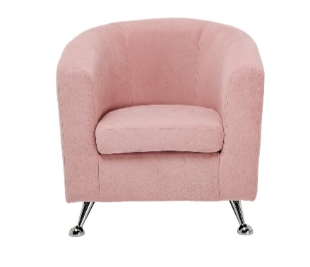 Кресло на ножках Брамс розовый во Владивостоке - изображение